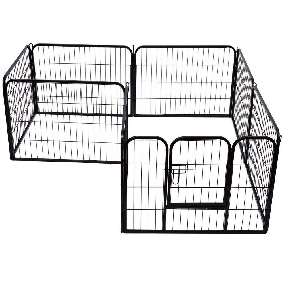 pawhut-recinto-per-cani-gatti-cuccioli-roditori---recinzione-rete-gabbia-80x60cm-8pz-4 (1)