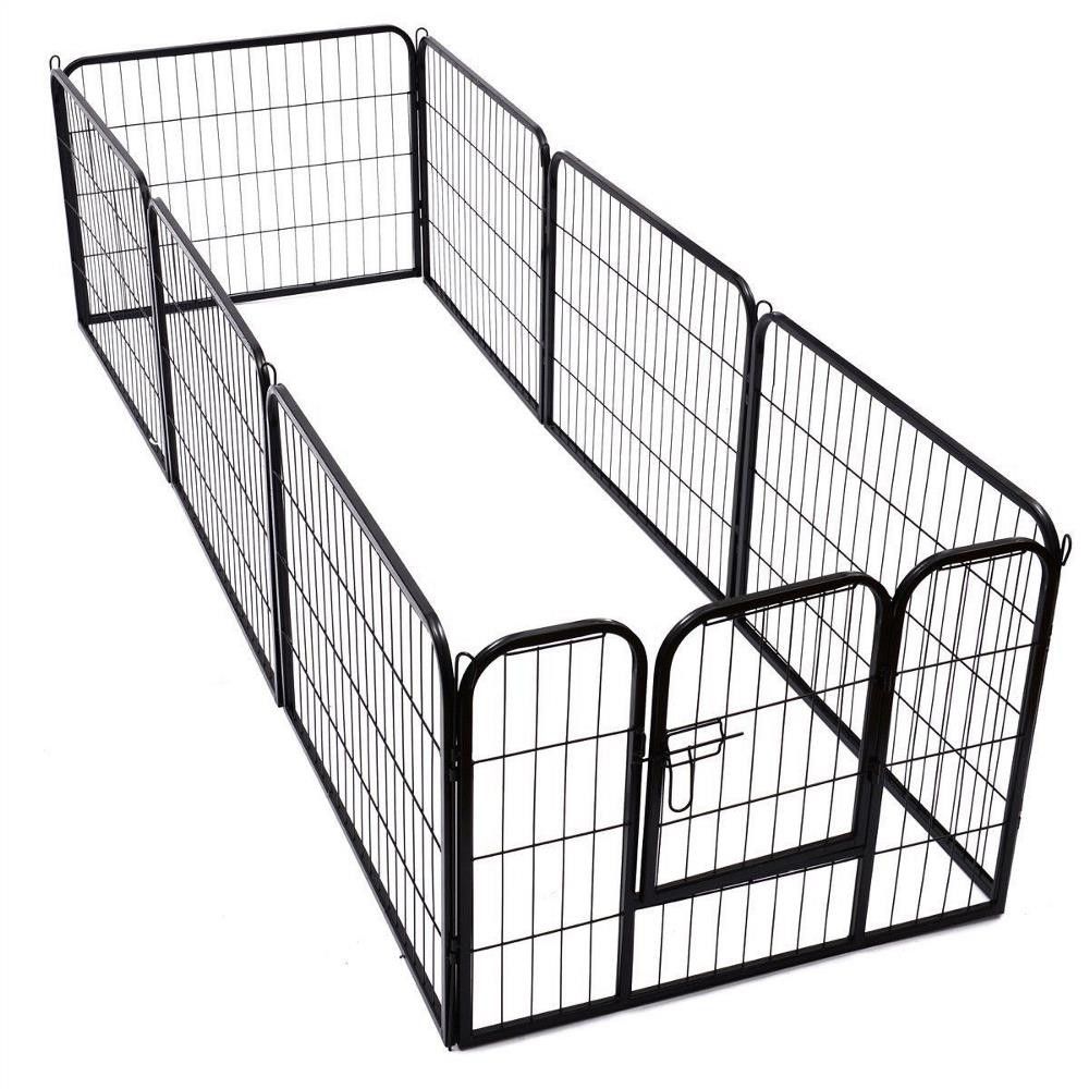 pawhut-recinto-per-cani-gatti-cuccioli-roditori---recinzione-rete-gabbia-80x60cm-8pz-6