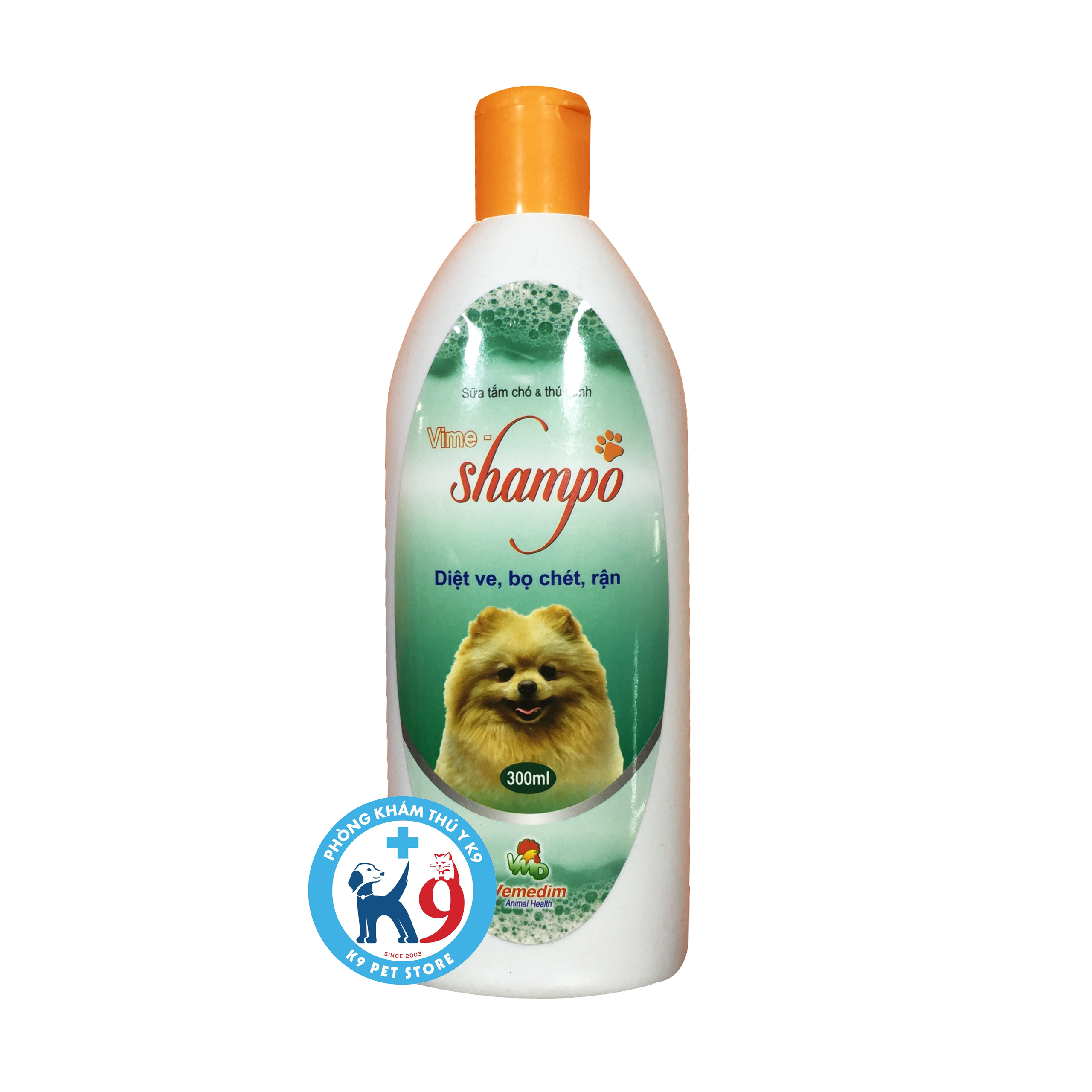 Sữa tắm diệt ve, bọ chét Vime Shampoo 300ml