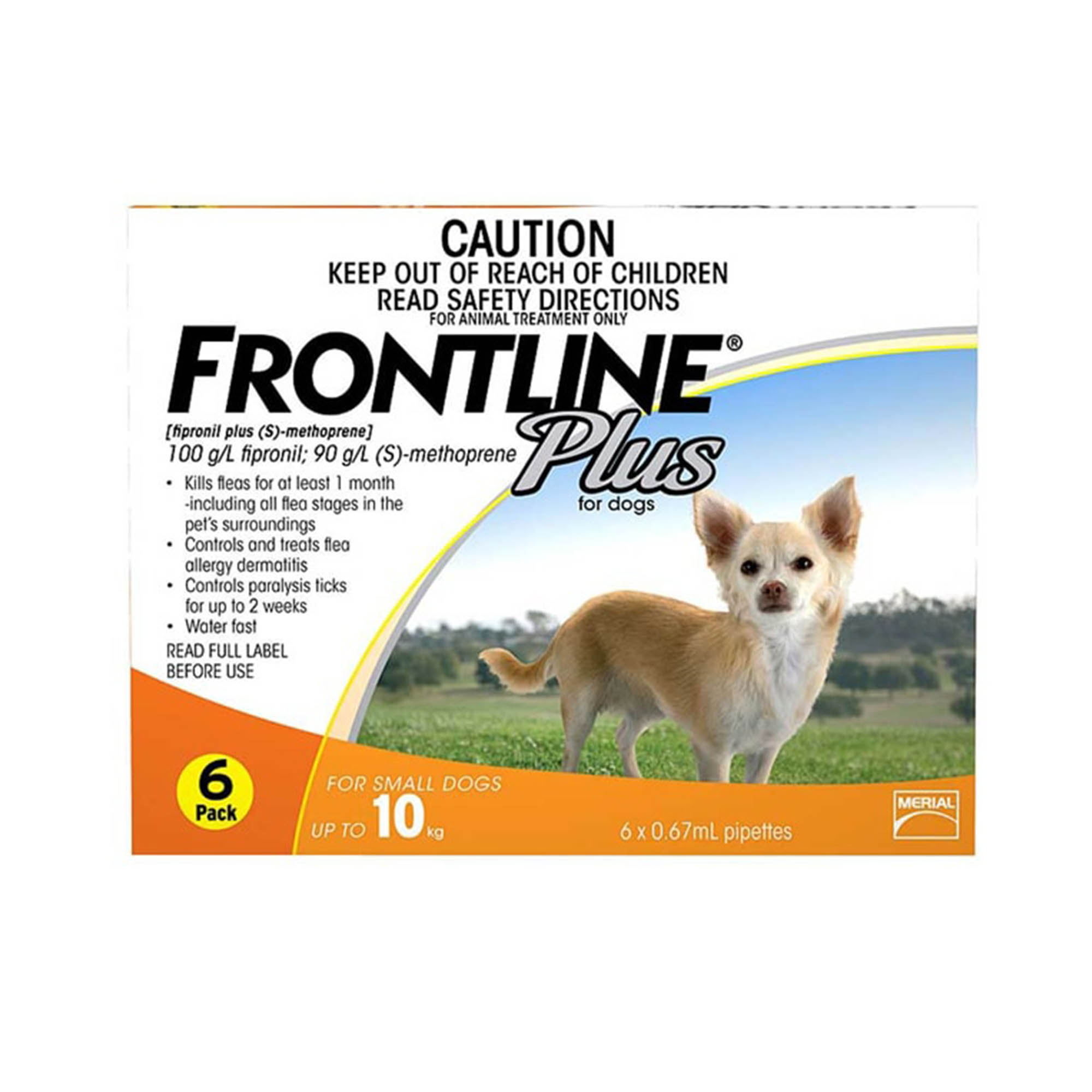 [1 tuyp] Thuốc trị ve rận nhỏ gáy Frontline Plus cho chó dưới 10kg