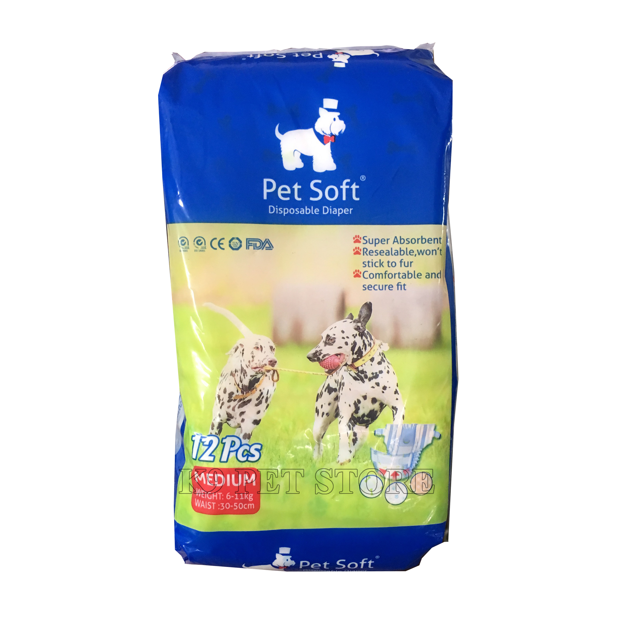 Bỉm quần cho chó Pet Soft size Medium (M)