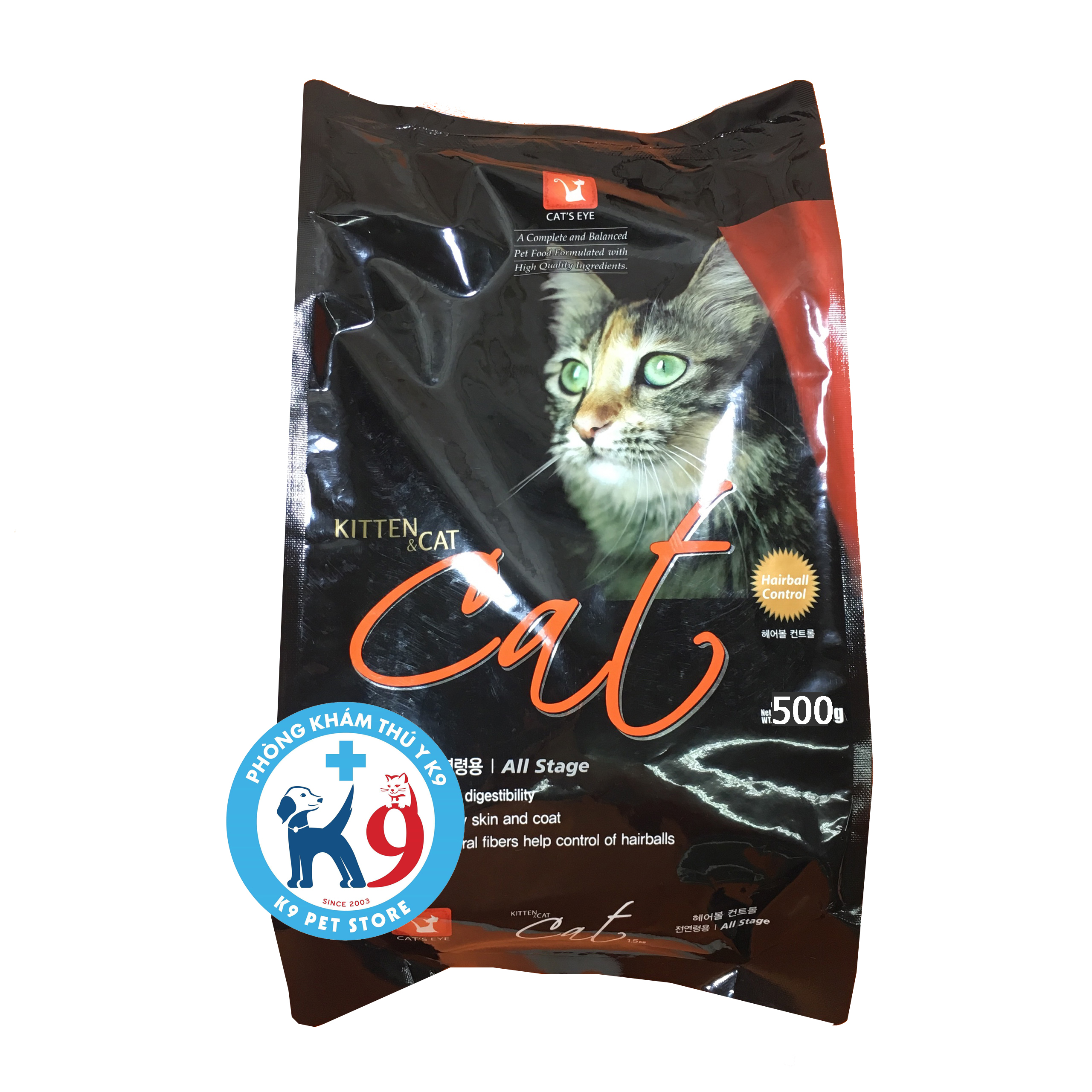 Thức ăn cho mèo hạt khô Cat Eye  500gr