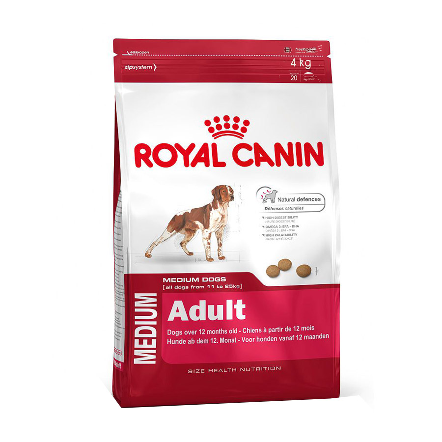 Royal canin medium adult - Thức ăn cho chó trưởng thành cỡ trung 4kg