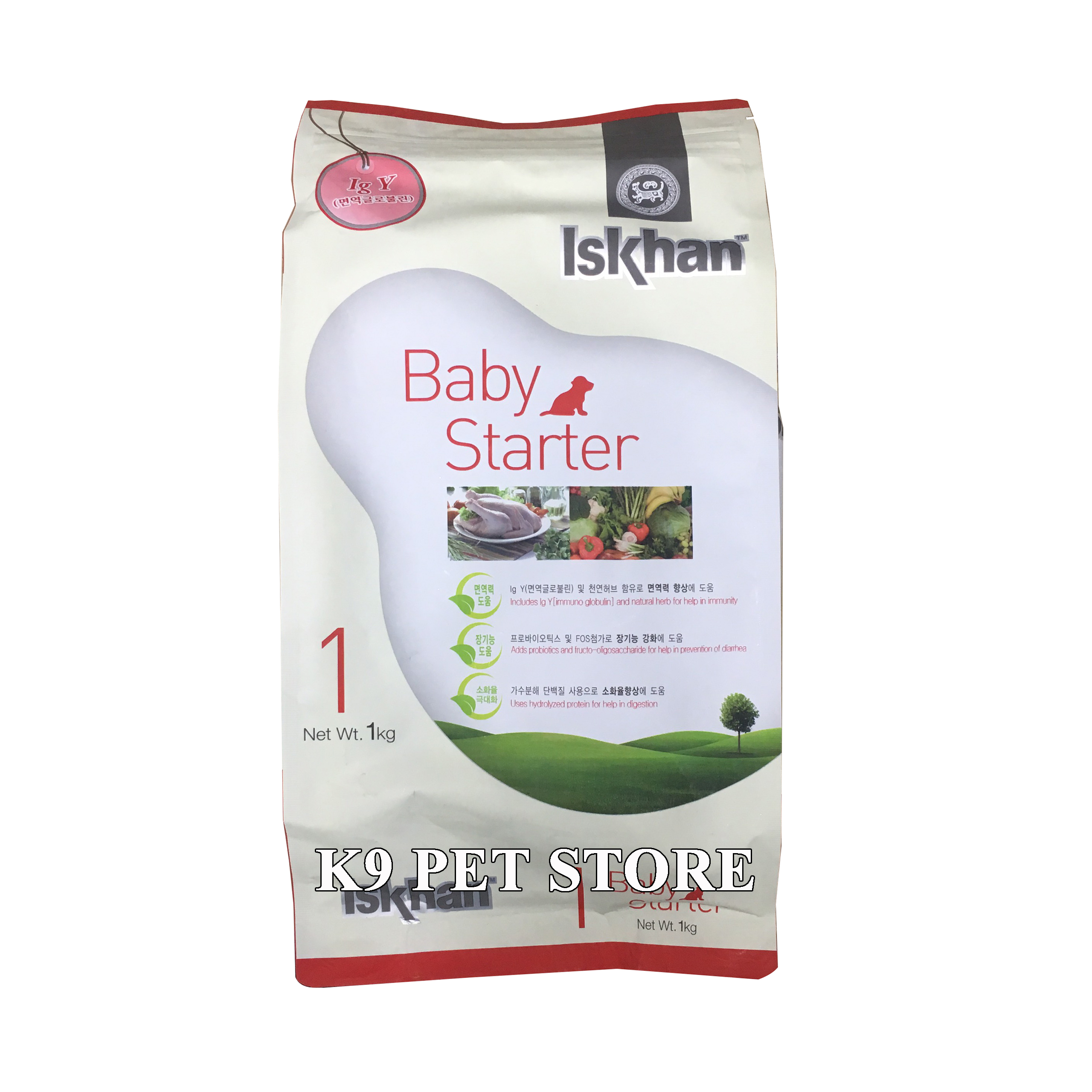 Thức ăn Iskhan Baby Starter số 1 cho chó con dưới 4 tháng tuổi 1kg