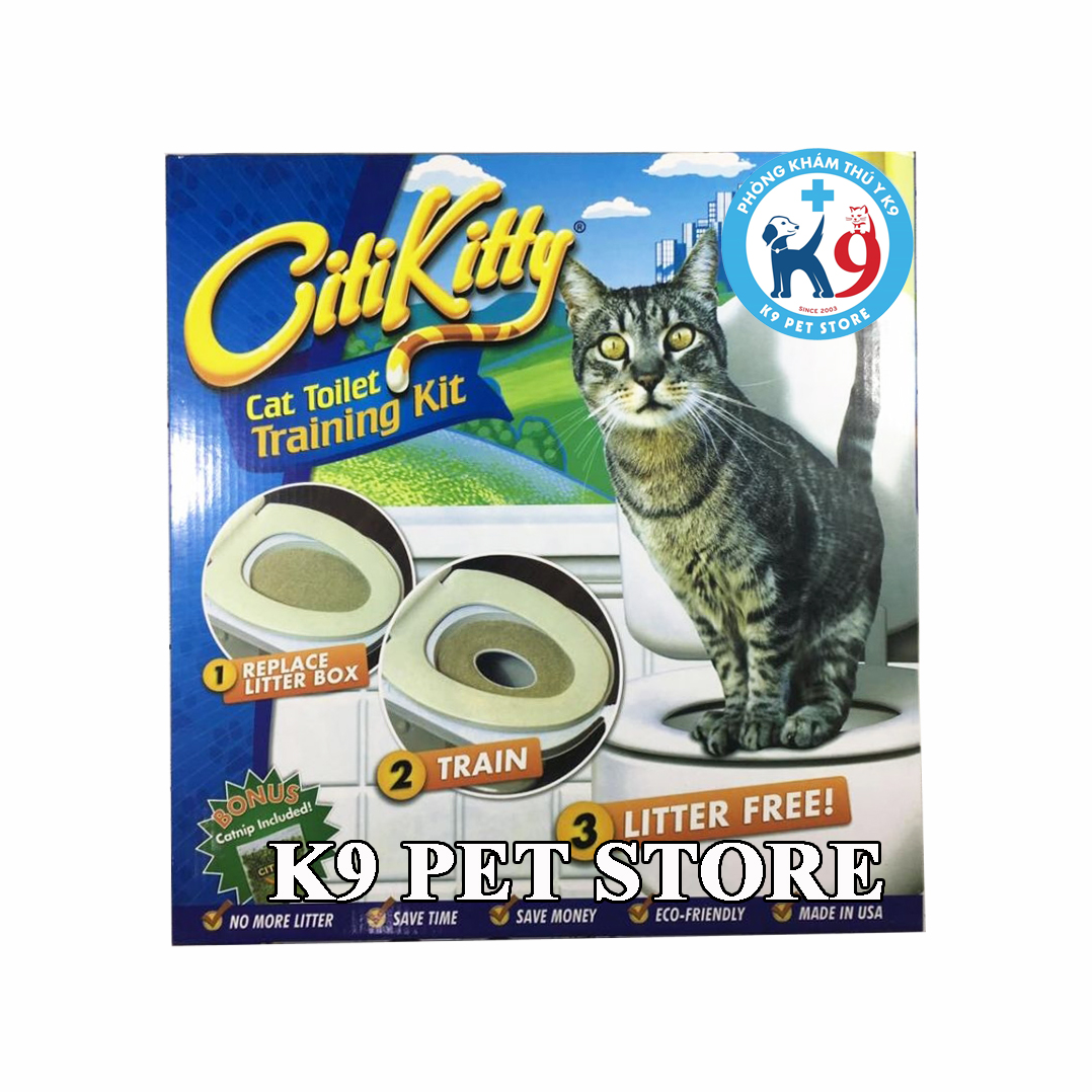 Bộ kit tập vệ sinh bồn cầu cho mèo CitiKitty