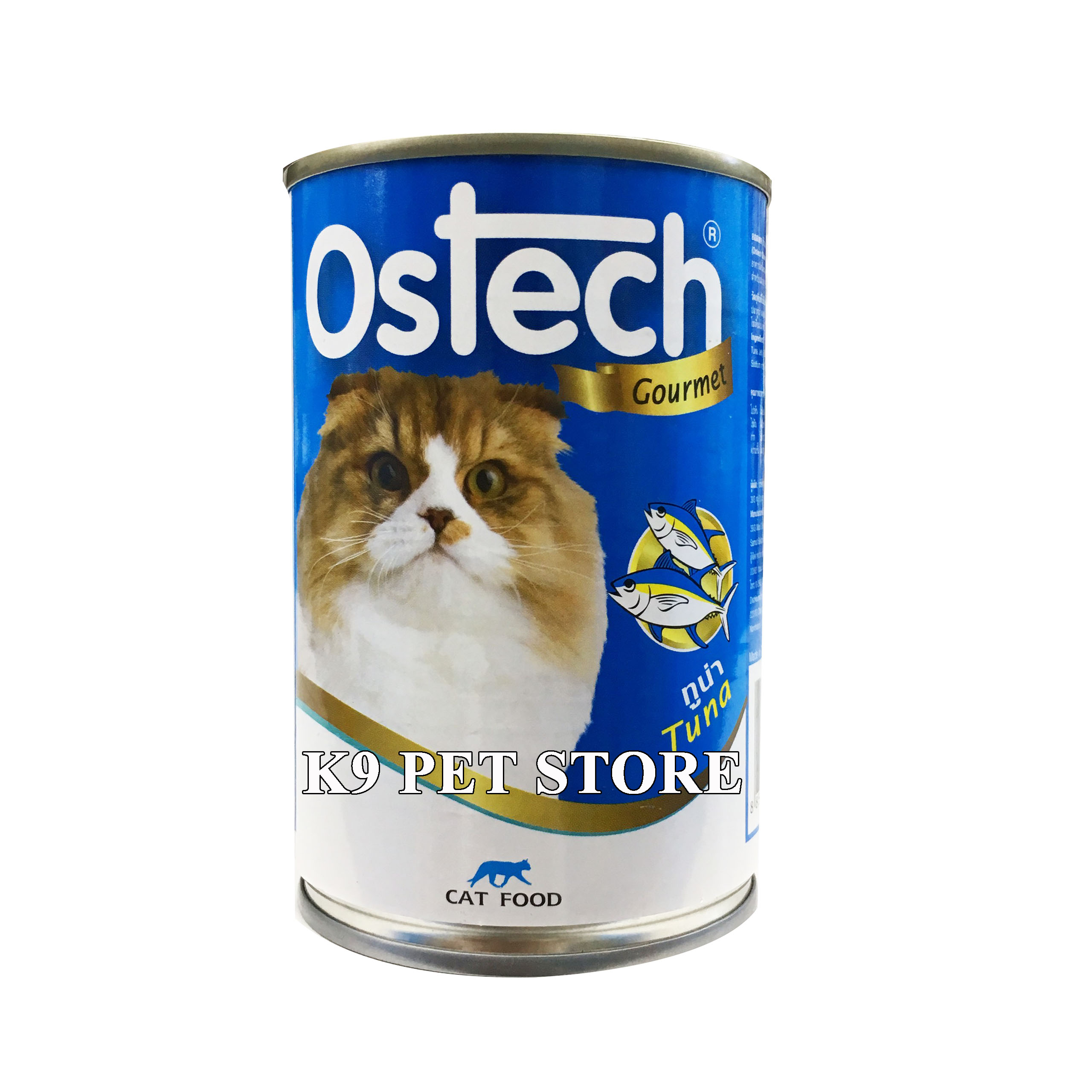 Pate lon cho mèo Ostech Gourmet vị Cá ngừ 400g