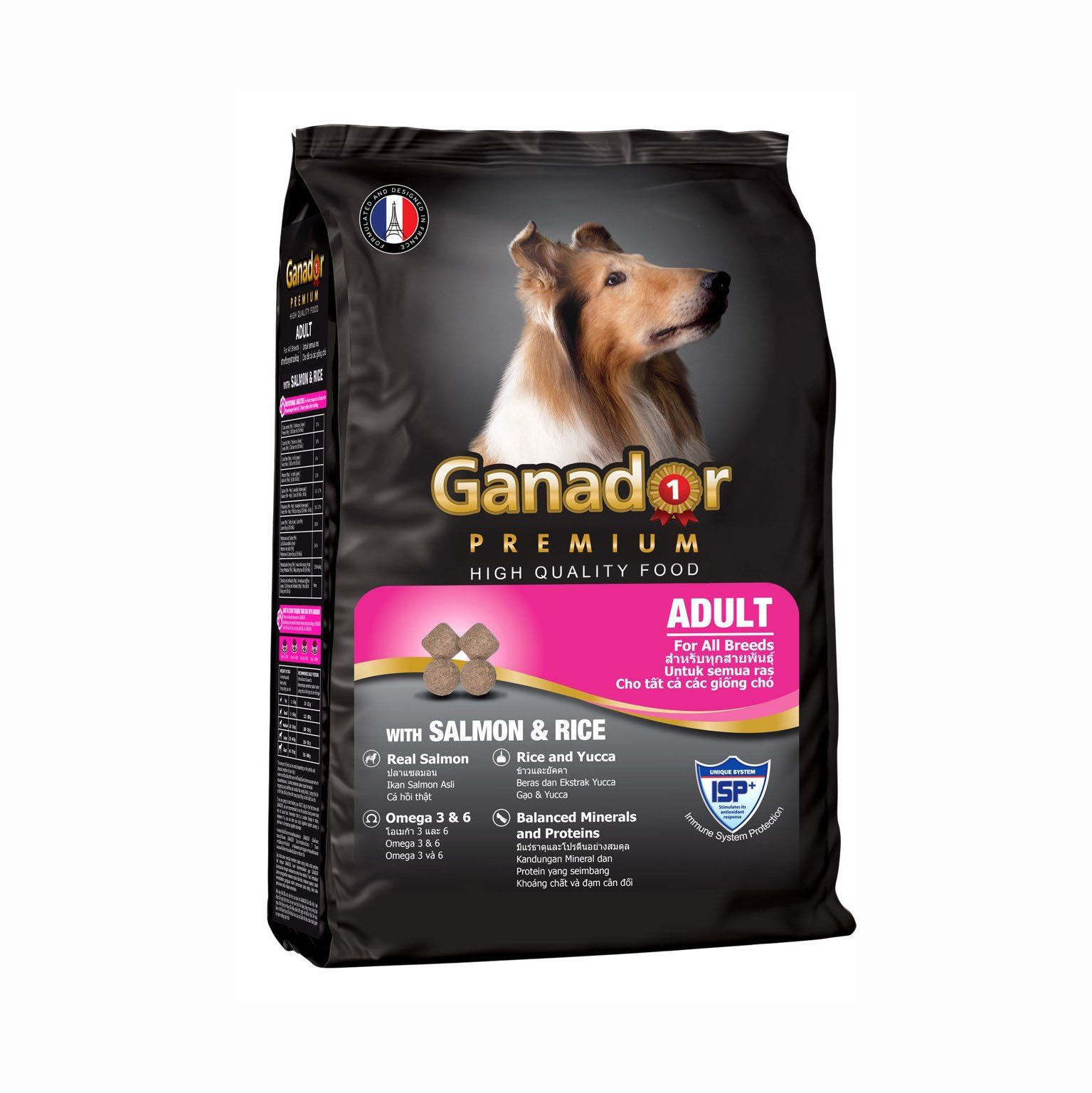 Thức ăn cho chó trưởng thành Ganador Salmon and Rice 20kg