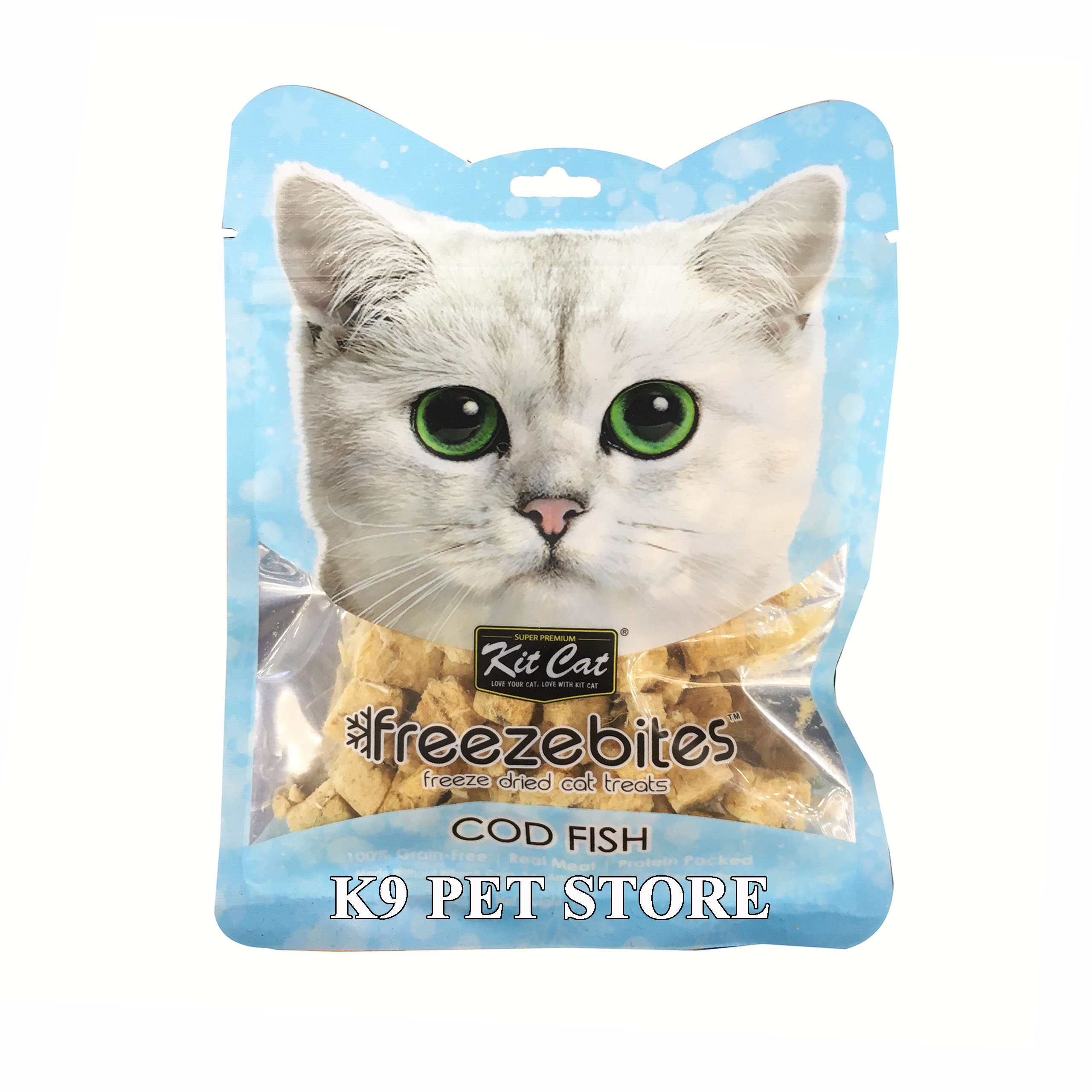 Kitcat - Cá tuyết sấy cho mèo 15g