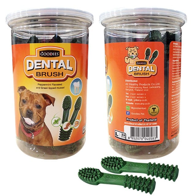 Xương gặm bạc hà cho chó Goodies Dental Plus Bucket 440g size M 48 cây / hộp (10cm)