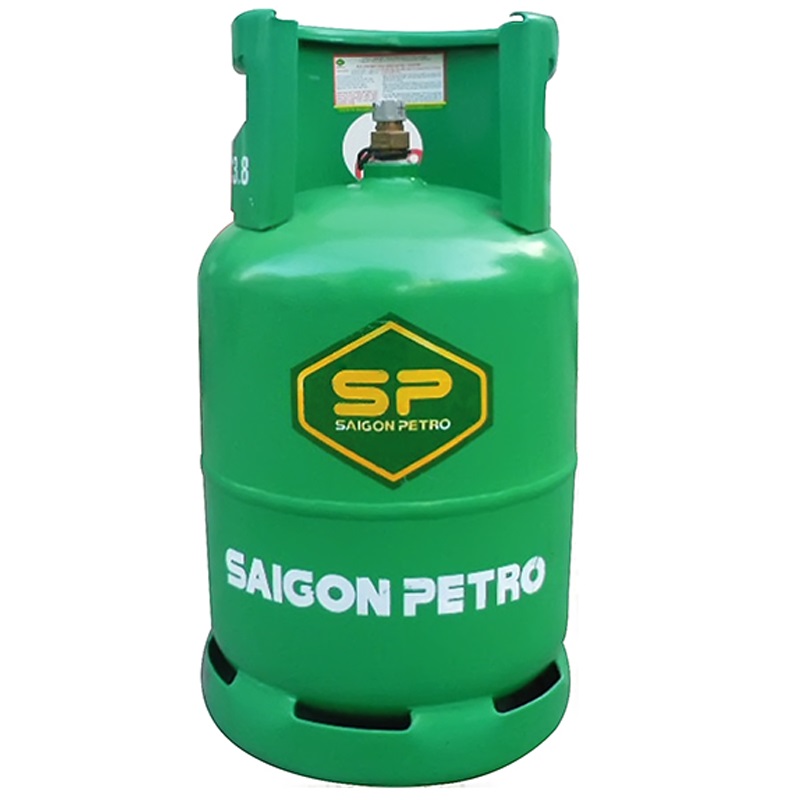 Bình Gas SaigonPetro SP Màu Xanh Lá 12kg