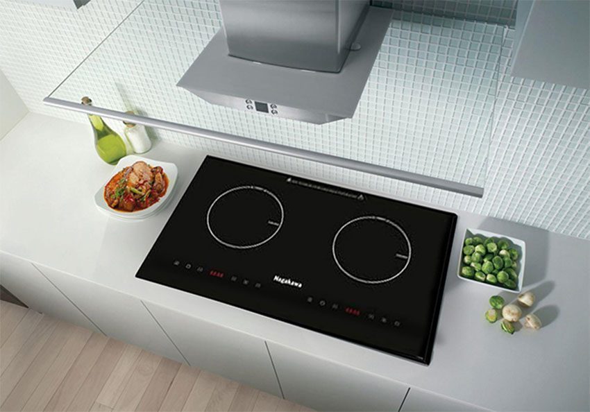 Loại bếp với 2 vùng nấu từ thiết kế âm bàn bếp
Mặt kính toàn phần cao cấp siêu bền, dễ dàng vệ sinh