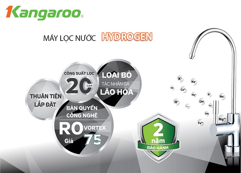 Máy lọc nước Hydrogen Kangaroo KG100HG-3