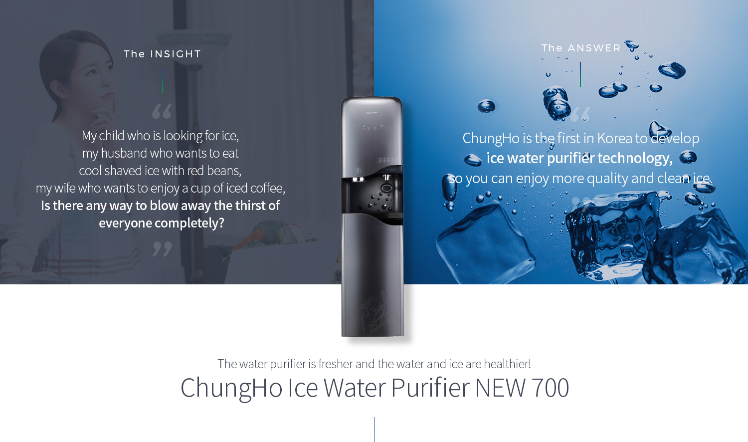 Máy lọc nước Chungho NEW 700 ICE