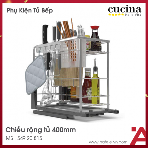 Bộ Đựng Dao Thớt Chai Lọ Sonata 400mm Cucina 549.20.815
