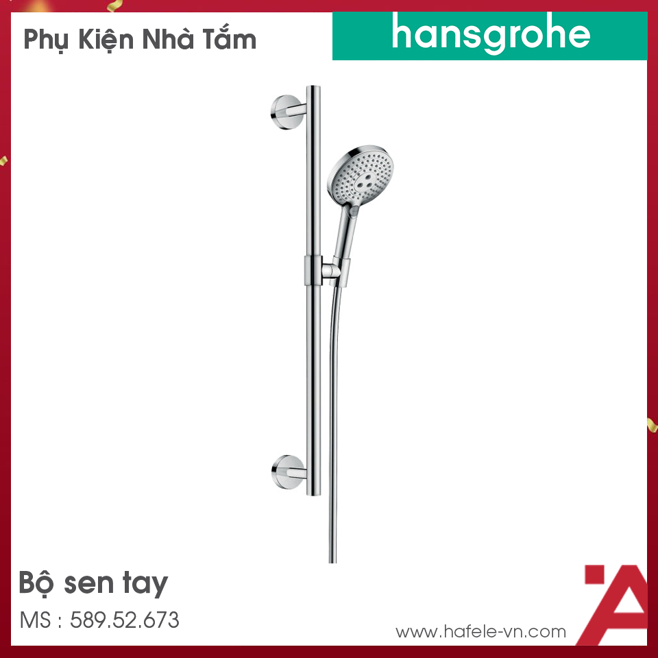 Bộ Sen Tay Có Thanh Trượt Raindance Select S120 Hansgrohe 589.52.673