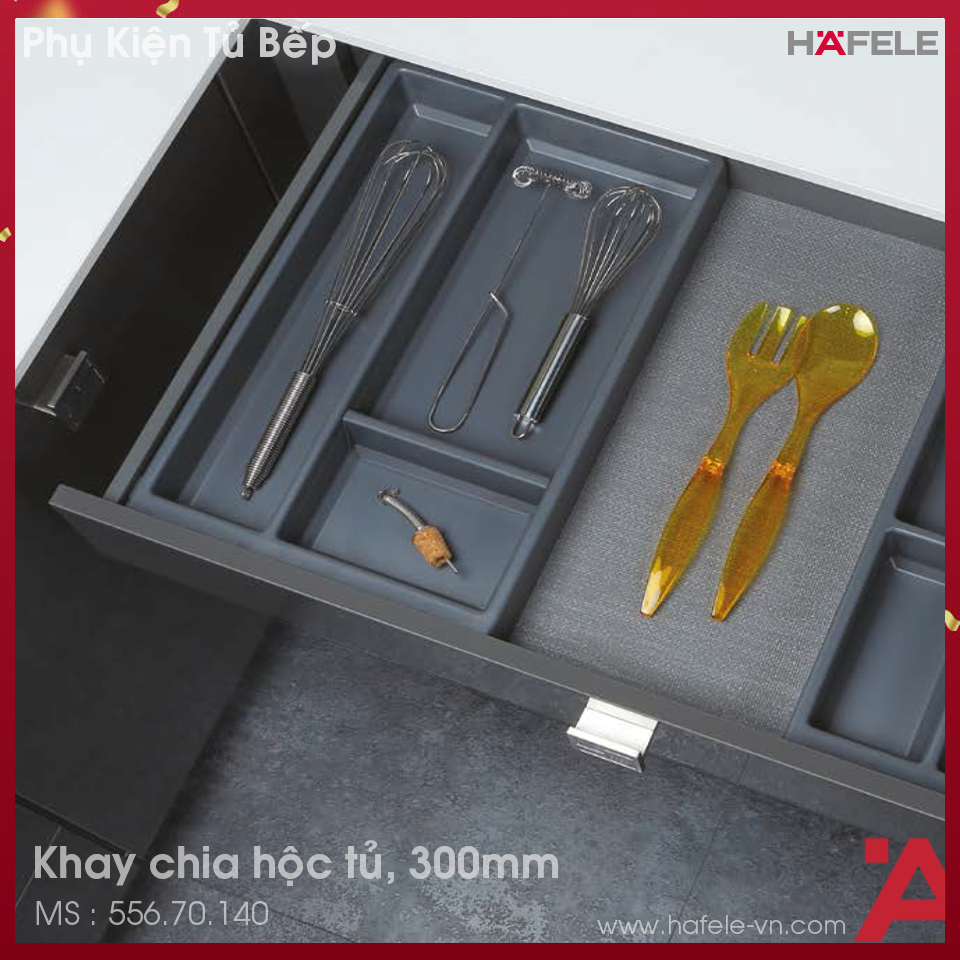 Khay Chia Separado 300mm Hafele 556.70.140