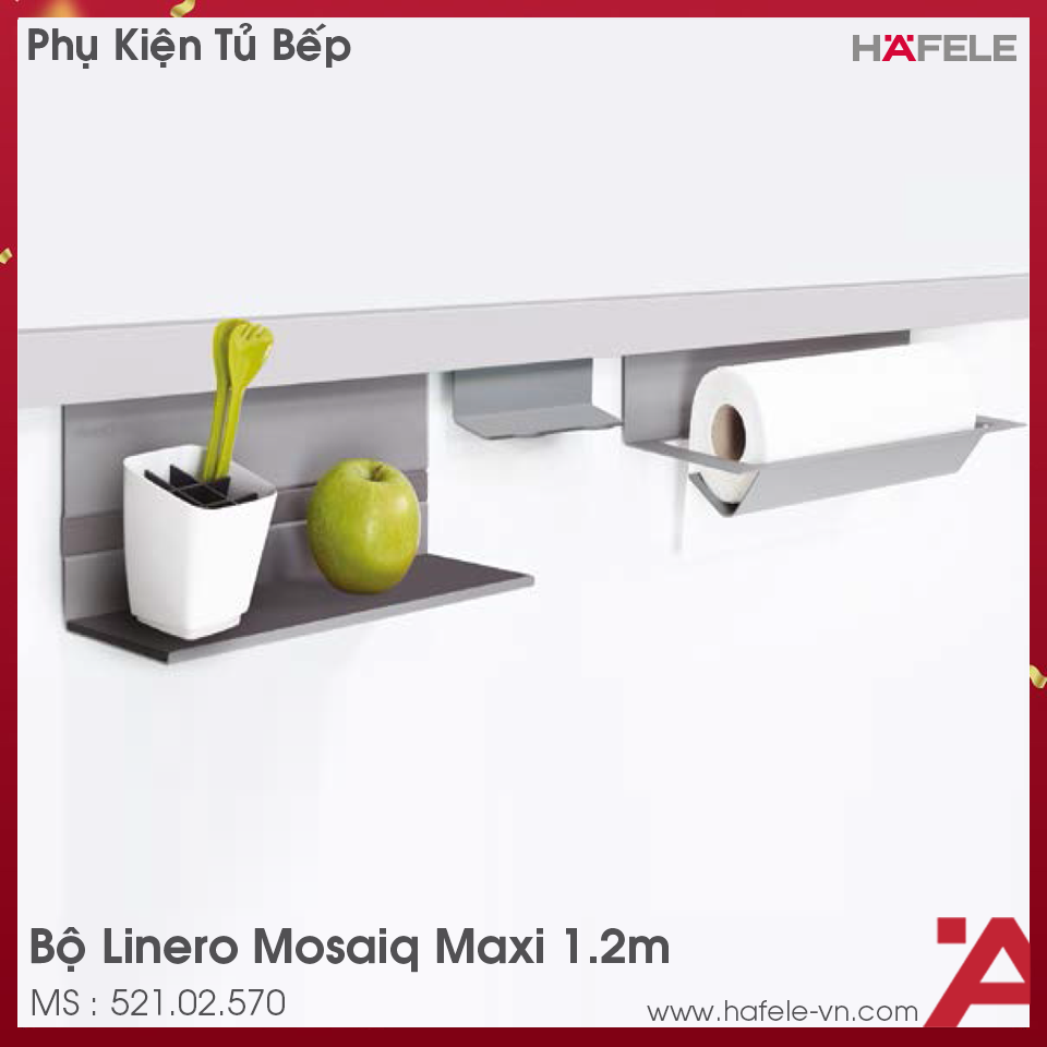 Bộ Linero Mosaiq Maxi 1.2m Hafele 521.02.570