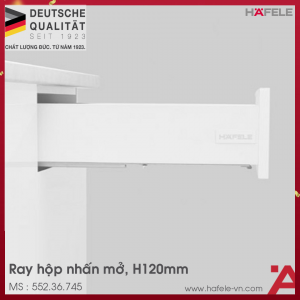 Ray Hộp Alto-S Nhấn Mở H120mm Hafele 552.36.745