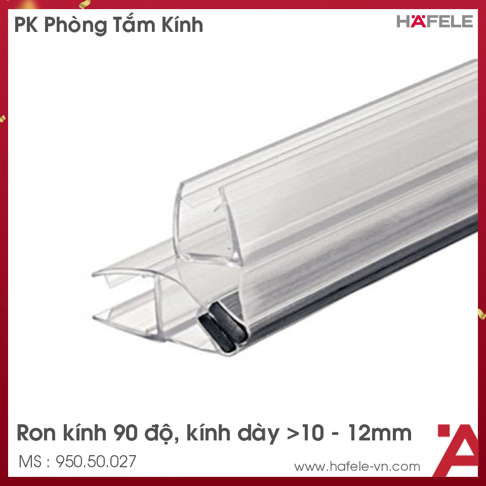 Ron Cửa Kính 10 - 12mm Nam Châm 90º Hafele 950.50.027