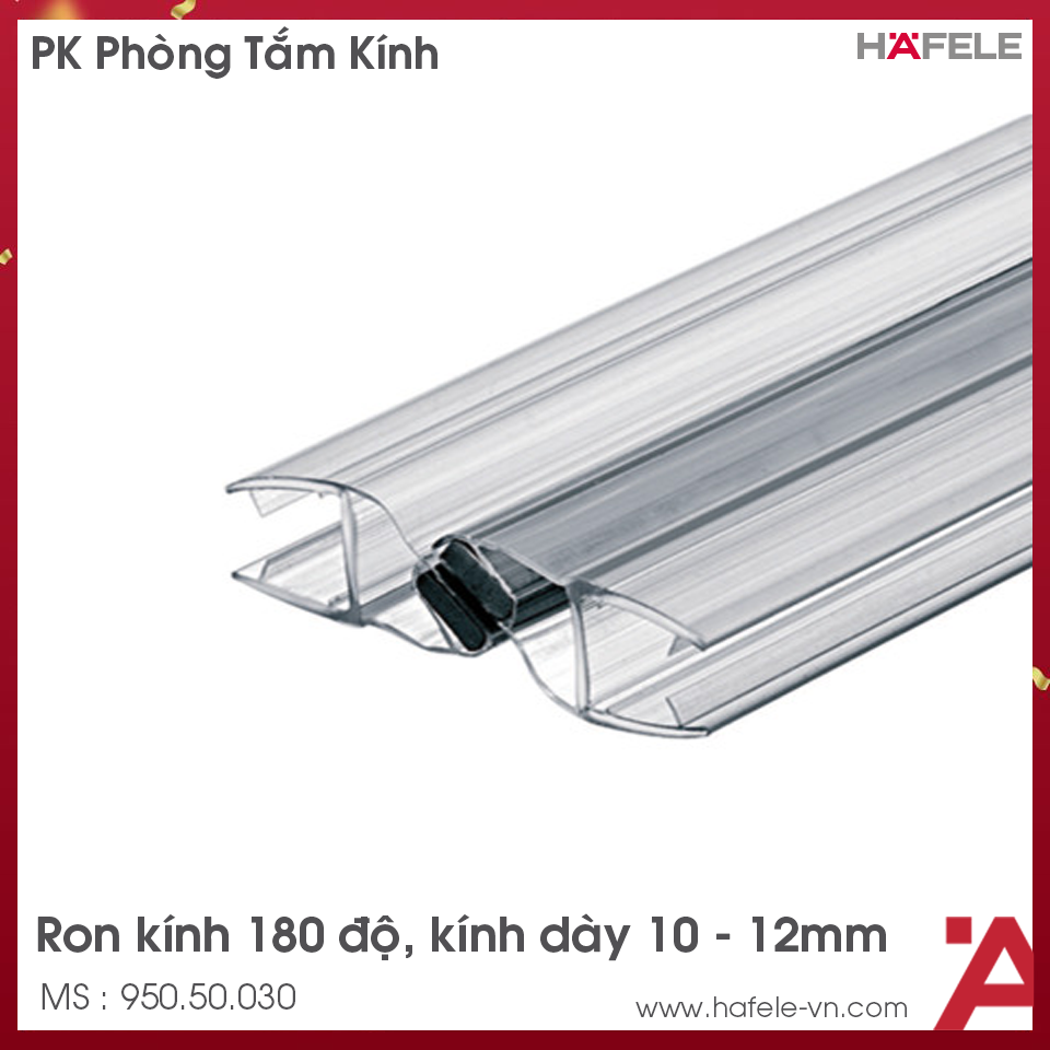 Ron Cửa Kính 10- 12mm Nam Châm 180º Hafele 950.50.031