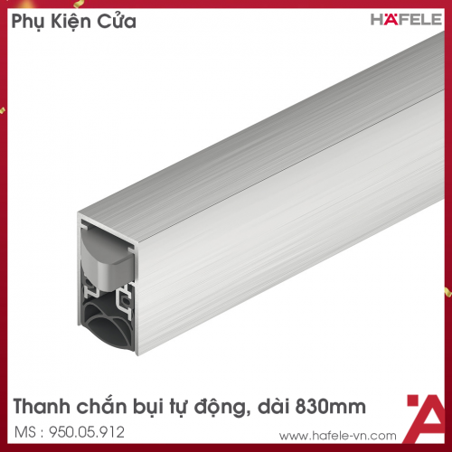 Thanh Chắn Bụi Tự Động 830mm Hafele 950.05.912