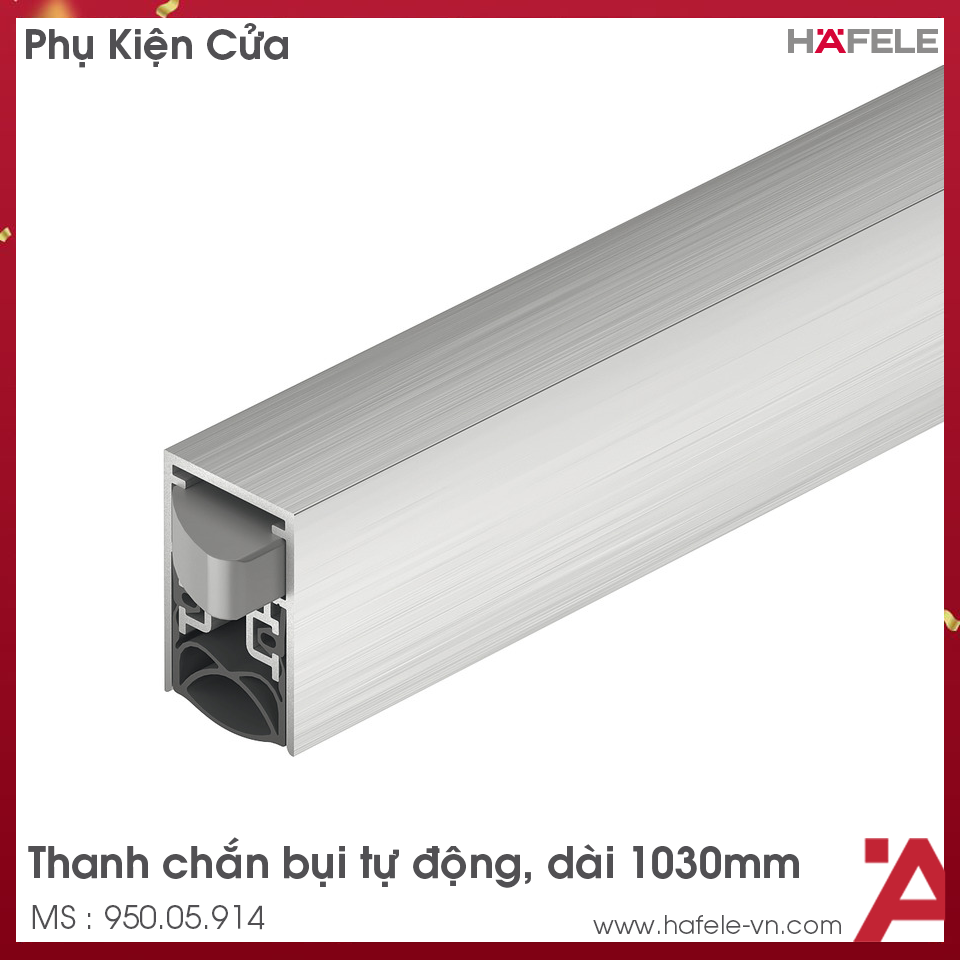 Thanh Chắn Bụi Tự Động 1030mm Hafele 950.05.914