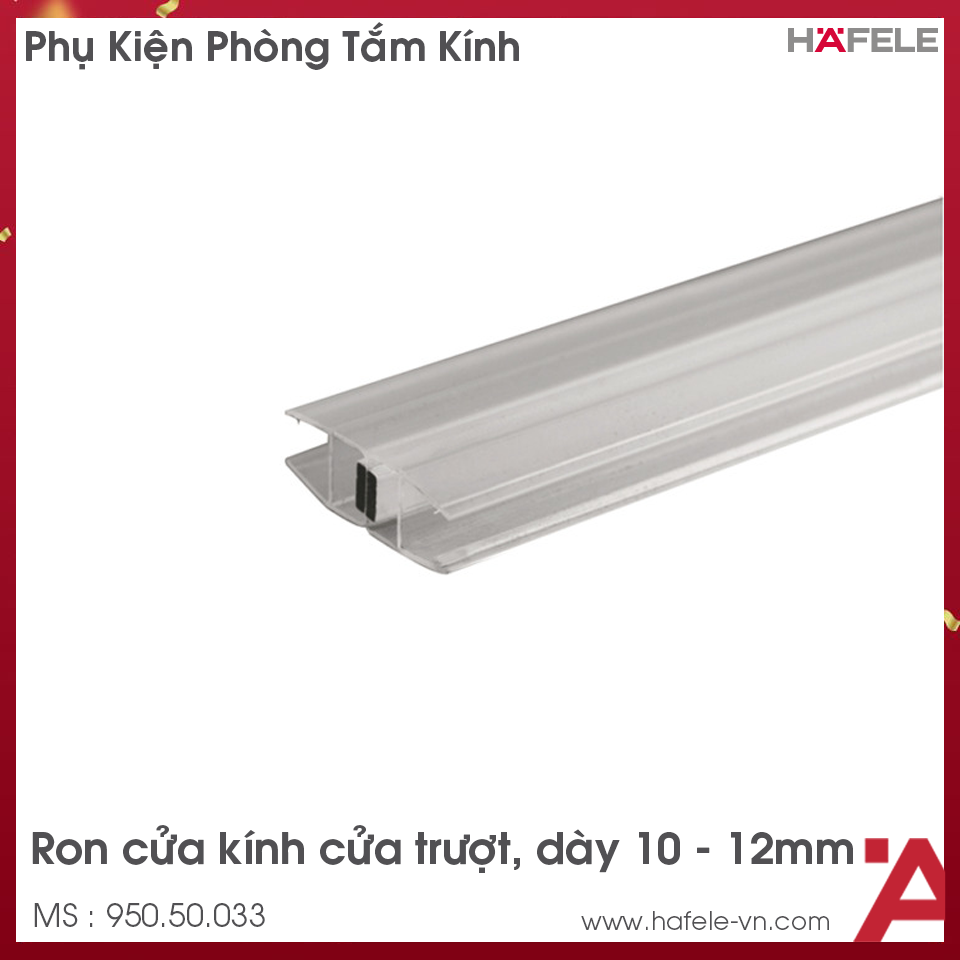 Ron Cửa Kính 10-12mm Cho Cửa Trượt Hafele 950.50.033