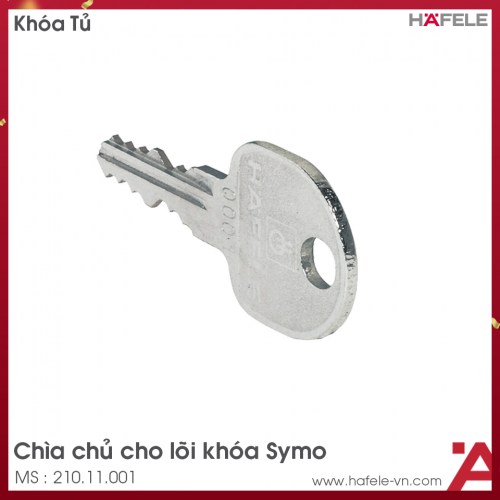 Chìa Chủ Cho Lõi Khóa Symo Hafele 210.11.001