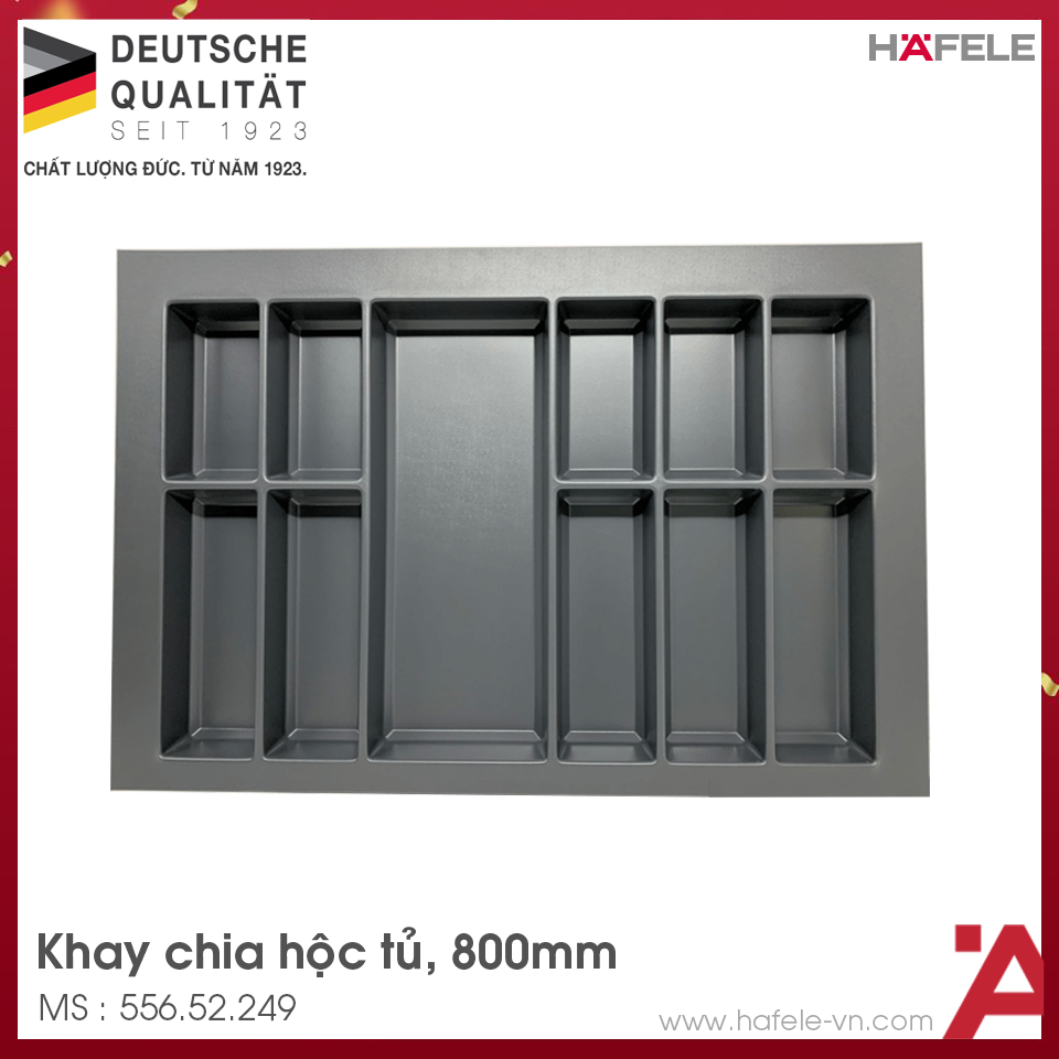 Khay Chia Classico Xám R800mm Hafele 556.52.248