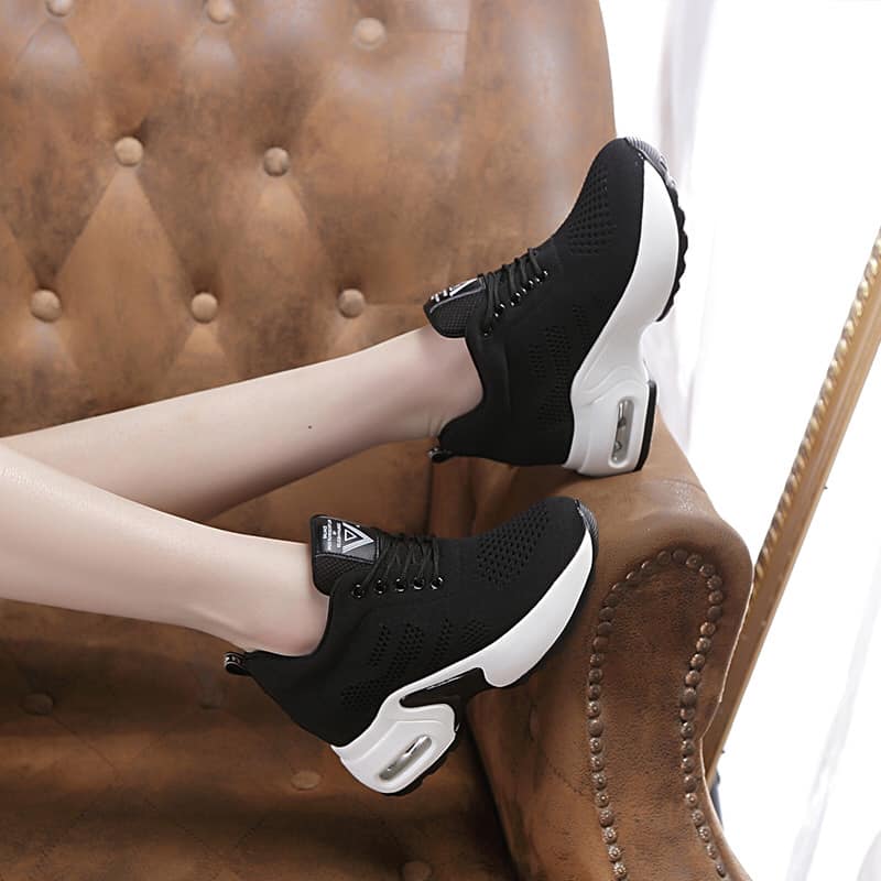 G0701 - Giày thể thao nữ độn gót cao 8cm hàng nhập