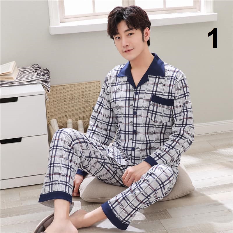 NG5916 - Bộ pyjama nam cotton hàng nhập