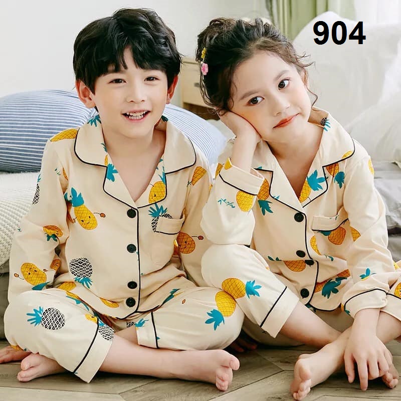 BB900 - Bộ pyjama cho bé chất cotton hàng nhập 370k 1 bộ