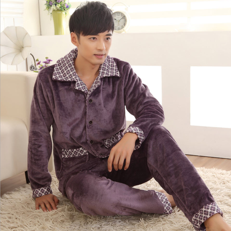 NG1561 - Bộ pyjama nam nhung dày mùa đông - giá 680k