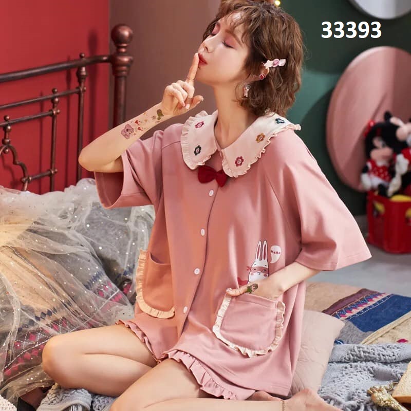 633393 - Bộ mặc nhà nữ cotton hàng nhập - giá 310k