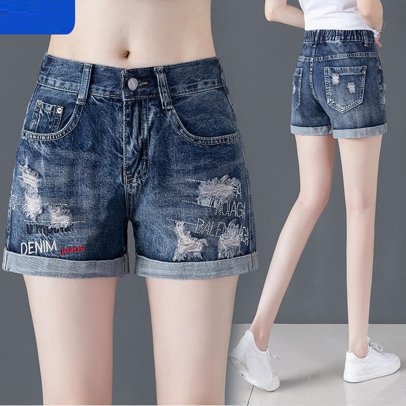 6Y8915 - Quần jean ngắn nữ mặc hè hàng nhập - giá 460k
