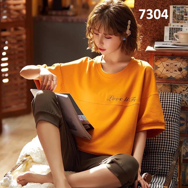 NG7303 - Bộ mặc nhà nữ chất cotton hàng nhập - giá 190k