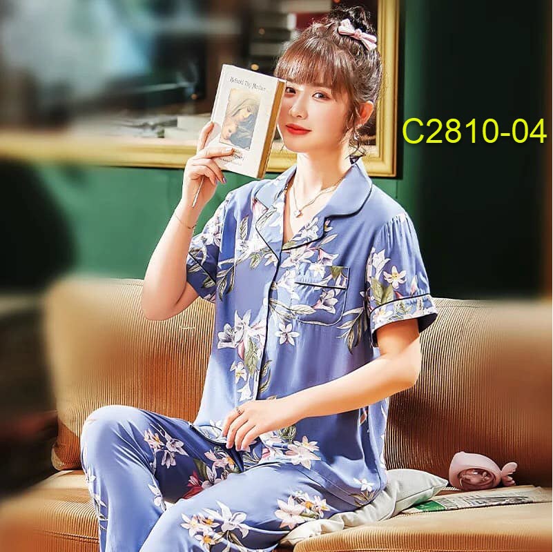 NC2810 - Bộ pyjama nữ ngắn tay hàng nhập - giá 280k