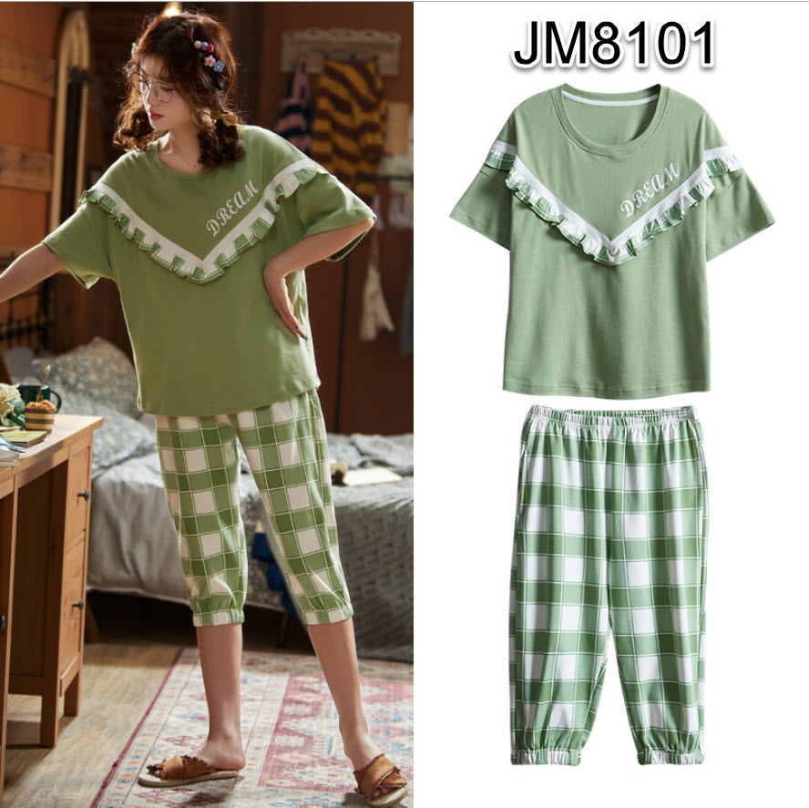 JM8101 - Bộ mặc nhà nữ chất cotton hàng nhập - giá 380k