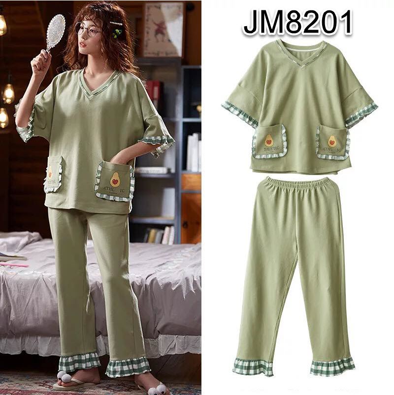 JM8201 - Bộ mặc nhà nữ chất cotton hàng nhập - giá 410k