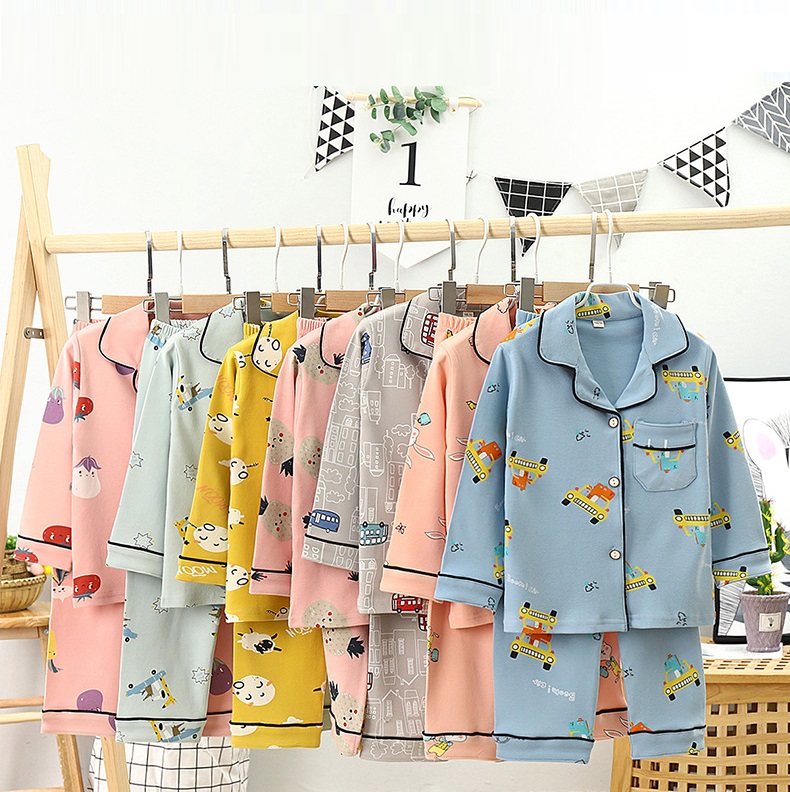 NT10658 - Bộ pyjama dài tay chất cotton cho bé hàng nhập - giá 220k