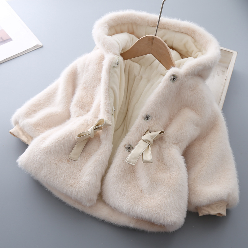 B20410 - Áo khoác lông bé gái mùa đông hàng nhập - giá 510k