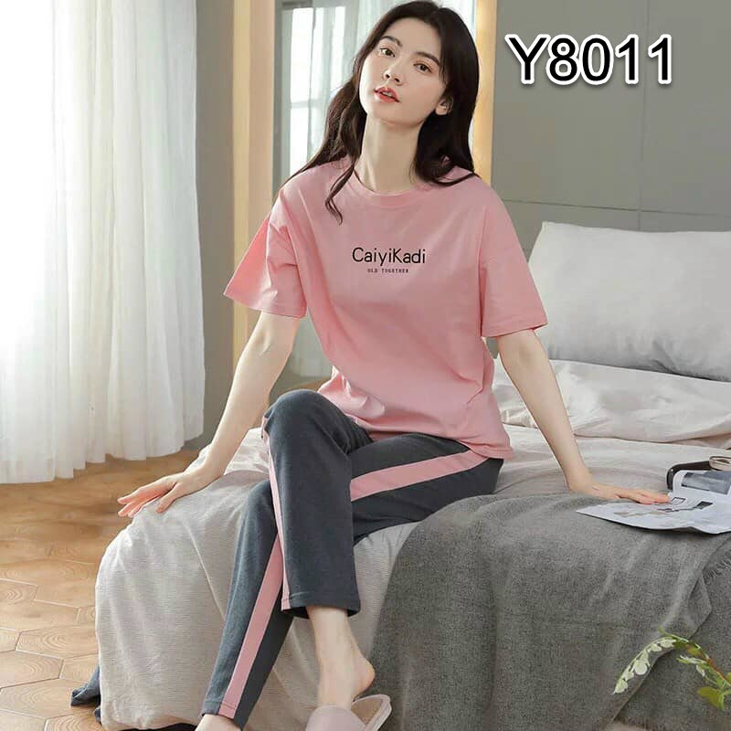 YS8011 Bộ mặc nhà nữ vải cotton mềm mại cao cấp hàng nhập