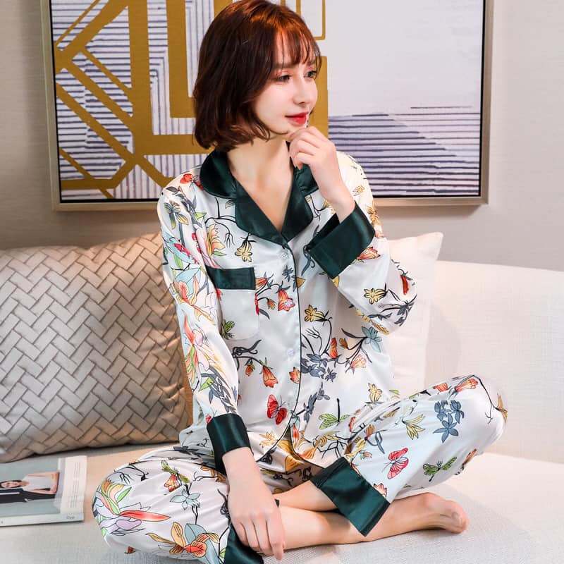 NG0922 - Bộ pyjama nữ chất lụa hàng nhập - giá 320k
