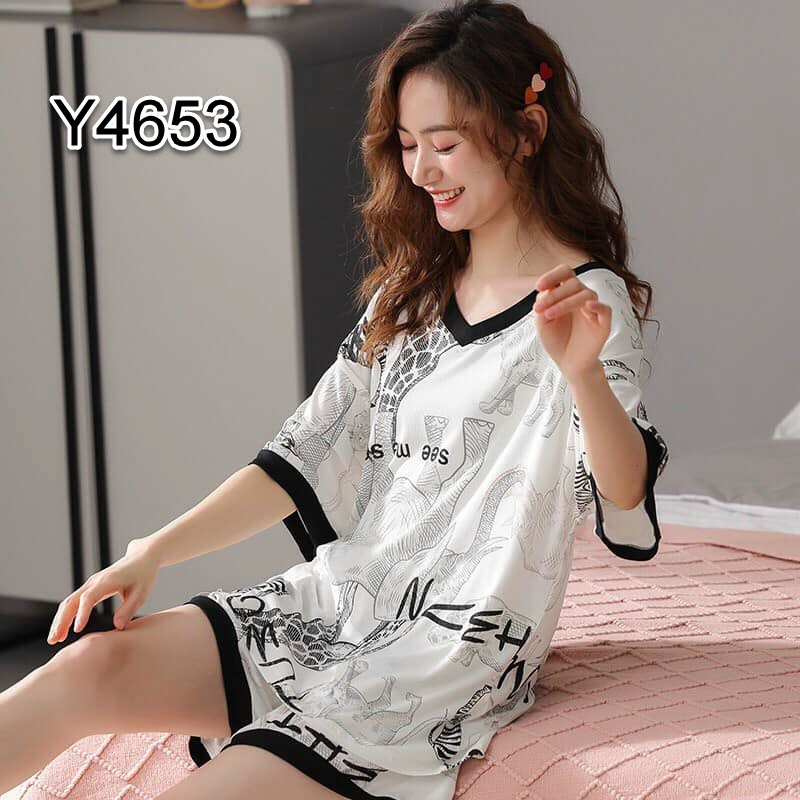 Y46537 - Bộ mặc nhà nữ hè ngắn tay hàng nhập - giá 350k
