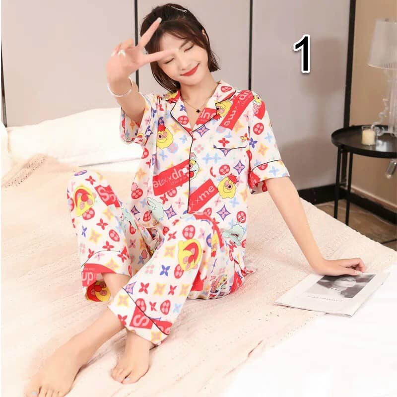 NG2109 - Bộ pyjama nữ ngắn tay hàng nhập - giá 310k