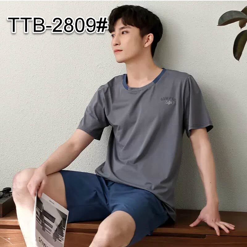 TB2809 - Bộ mặc nhà thun cotton nam hè ngắn tay hàng nhập - giá 510k