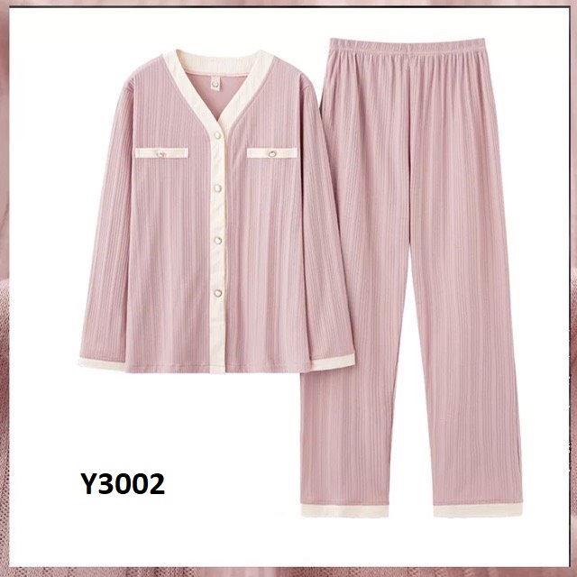 Y3002 - Bộ pyjama nữ dài tay hàng nhập - giá 340k