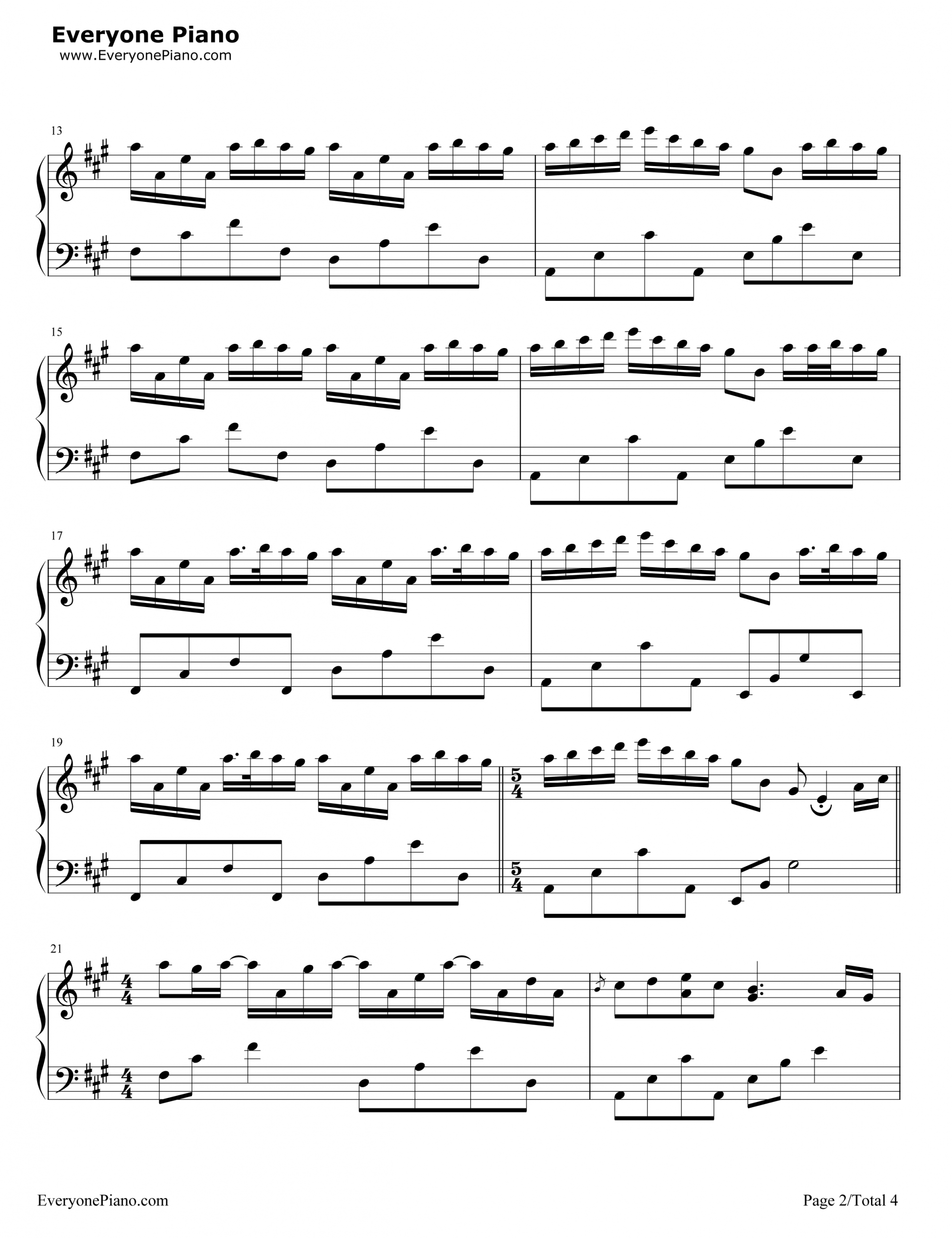 Sheet Nhạc Piano River Flows In You Yiruma