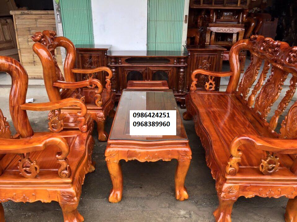 Bộ bàn ghế quốc đào gỗ nhãn