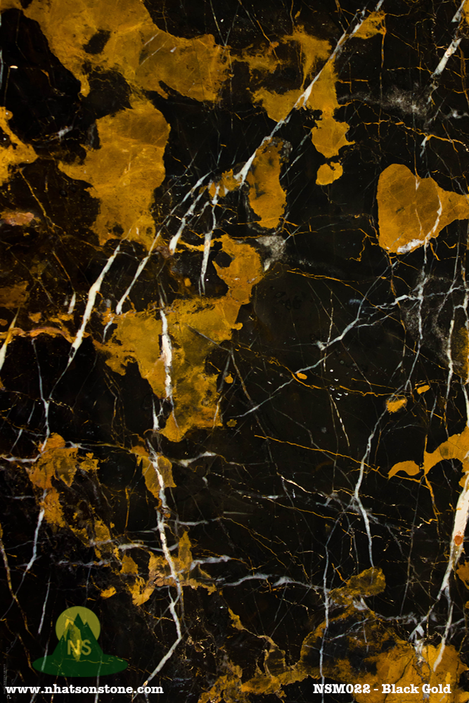 Đá Tự Nhiên Marble NSM022 - Black Gold